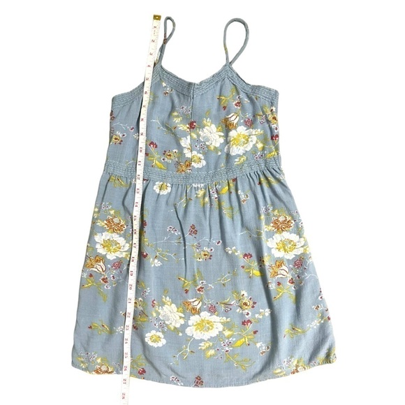 Art Class Girls Blue Floral Dress - Size Medium 7/8 - Picture 3 of 6